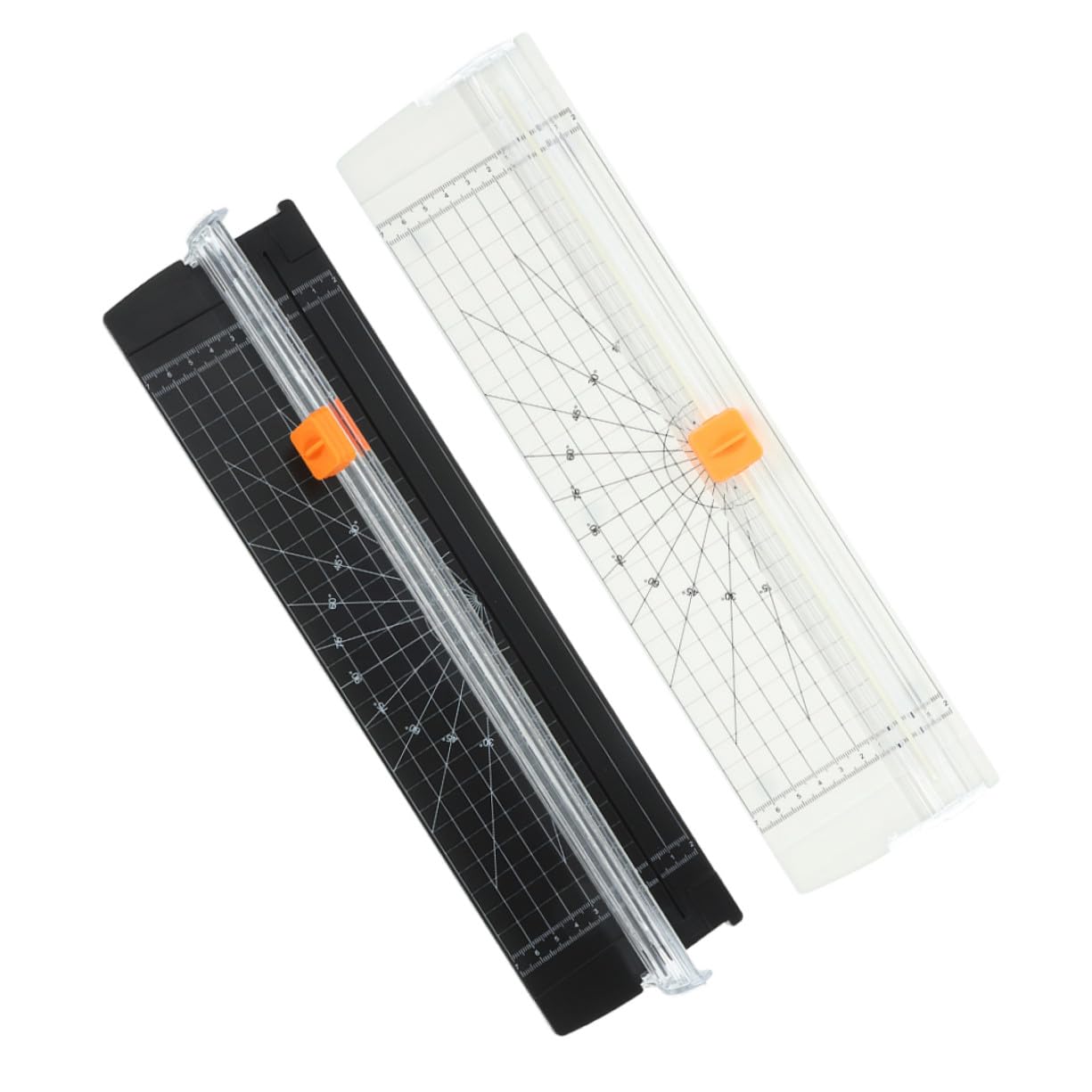 Hemobllo 2 Pezzi Mini Taglierina Carta Portatile per Ufficio Strumento Taglio per Foto Origami e Progetti Carta Scuola e Te