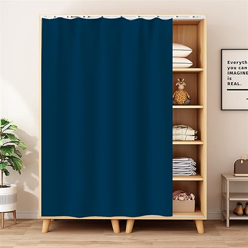 Vista 26 de SK Studio Cortinas de gabinete para estantes, cortina de privacidad para armario, cortinas de ventana a prueba de polvo para cocina, almacenamiento