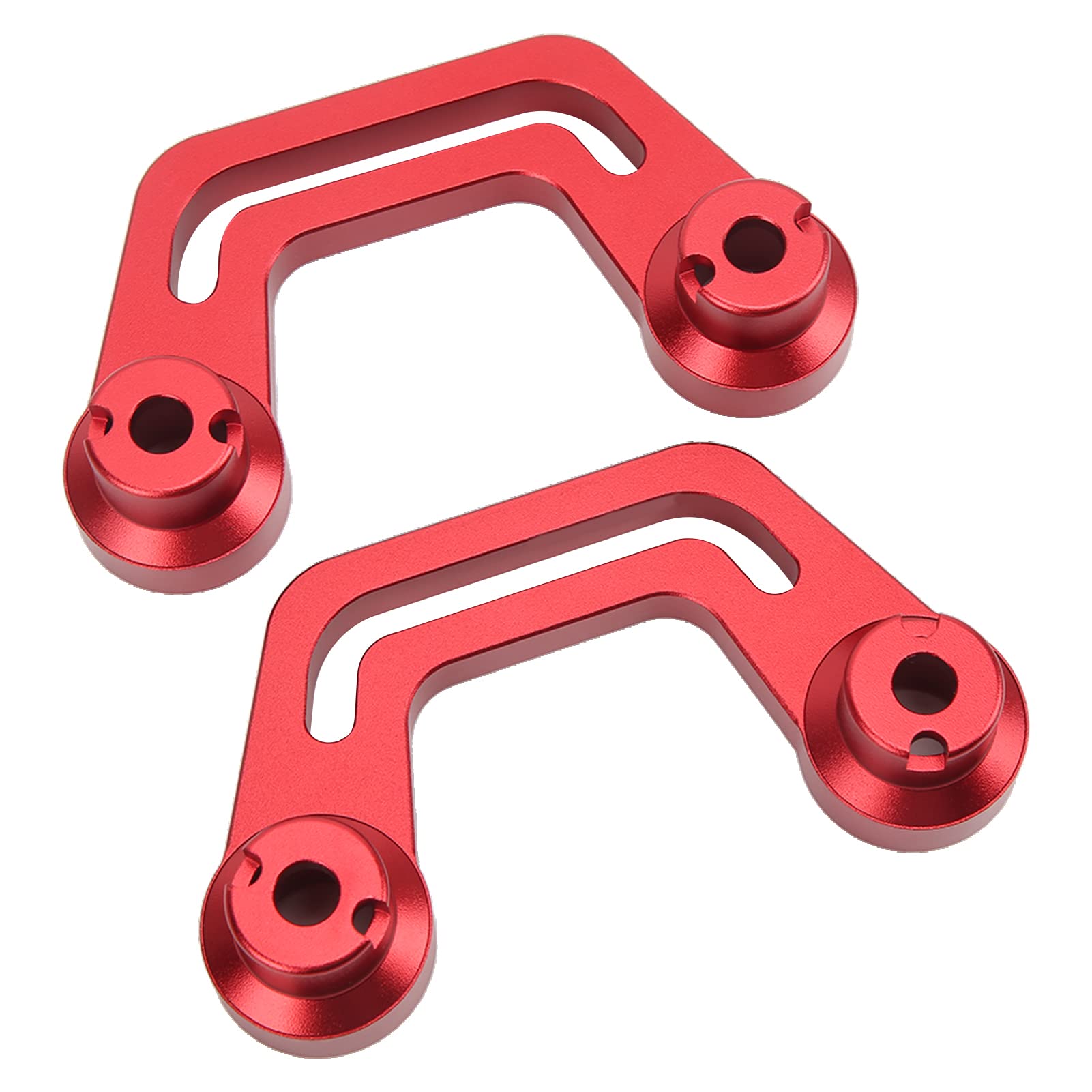 Led Light Mounting Brackets , Fydun 1Pair A Pillar Windshield Light Mount Bracket Replacement for Wrangler JL JLU 2018?2022(Red)