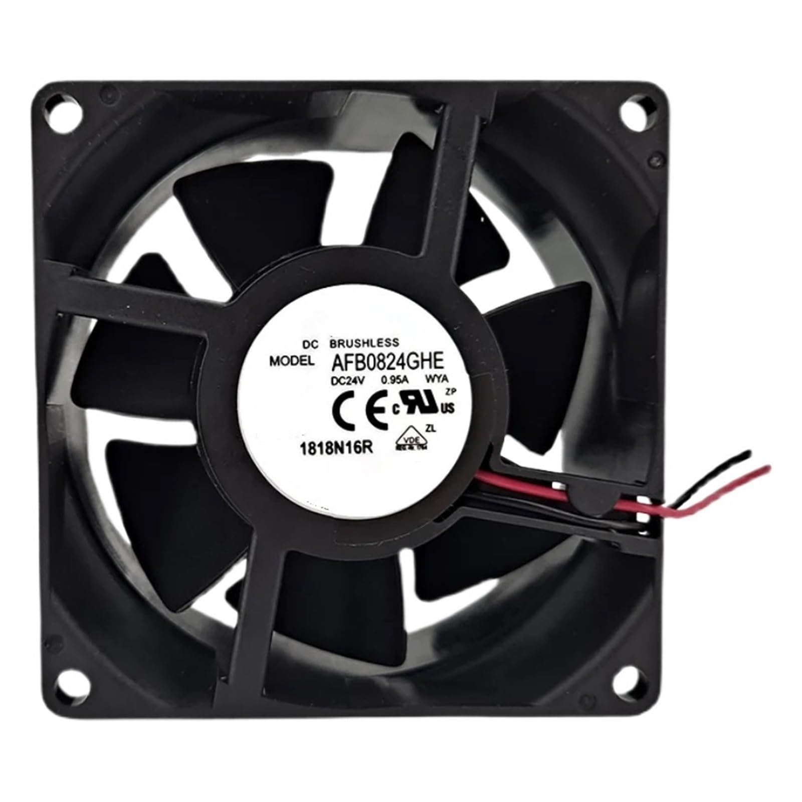 Gjexxptst One Color Afb0824ghe-Wya Dc 24V 0.95A 6800Rpm 8038 Cooling Fan 8Cm