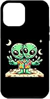 Vista 10 de iPhone 15 Pro Space Peaceful Alien Case
