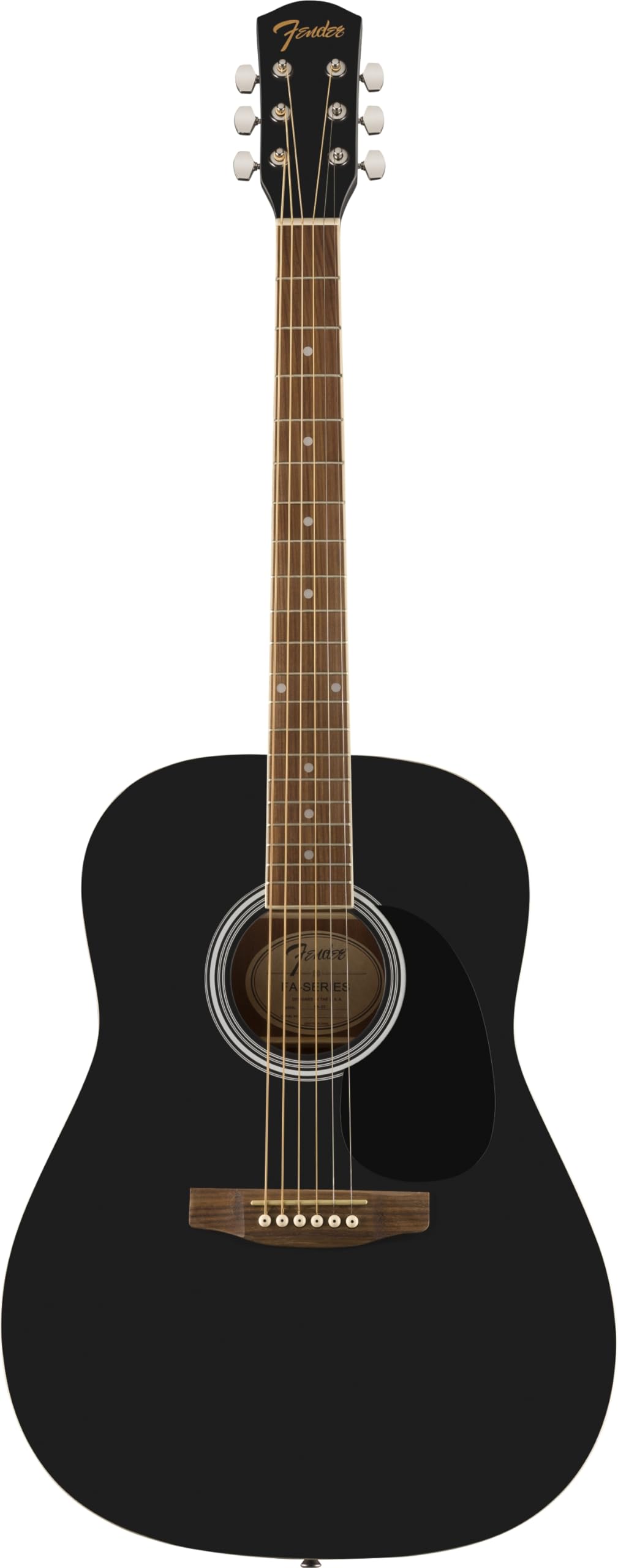 Fender 0971910006 FA-25 Dreadnought Acoustic Guitar, WN Black-image-32