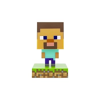 Paladone Minecraft Steve Icon Light BDP Mini Night Light 11cm Tall
