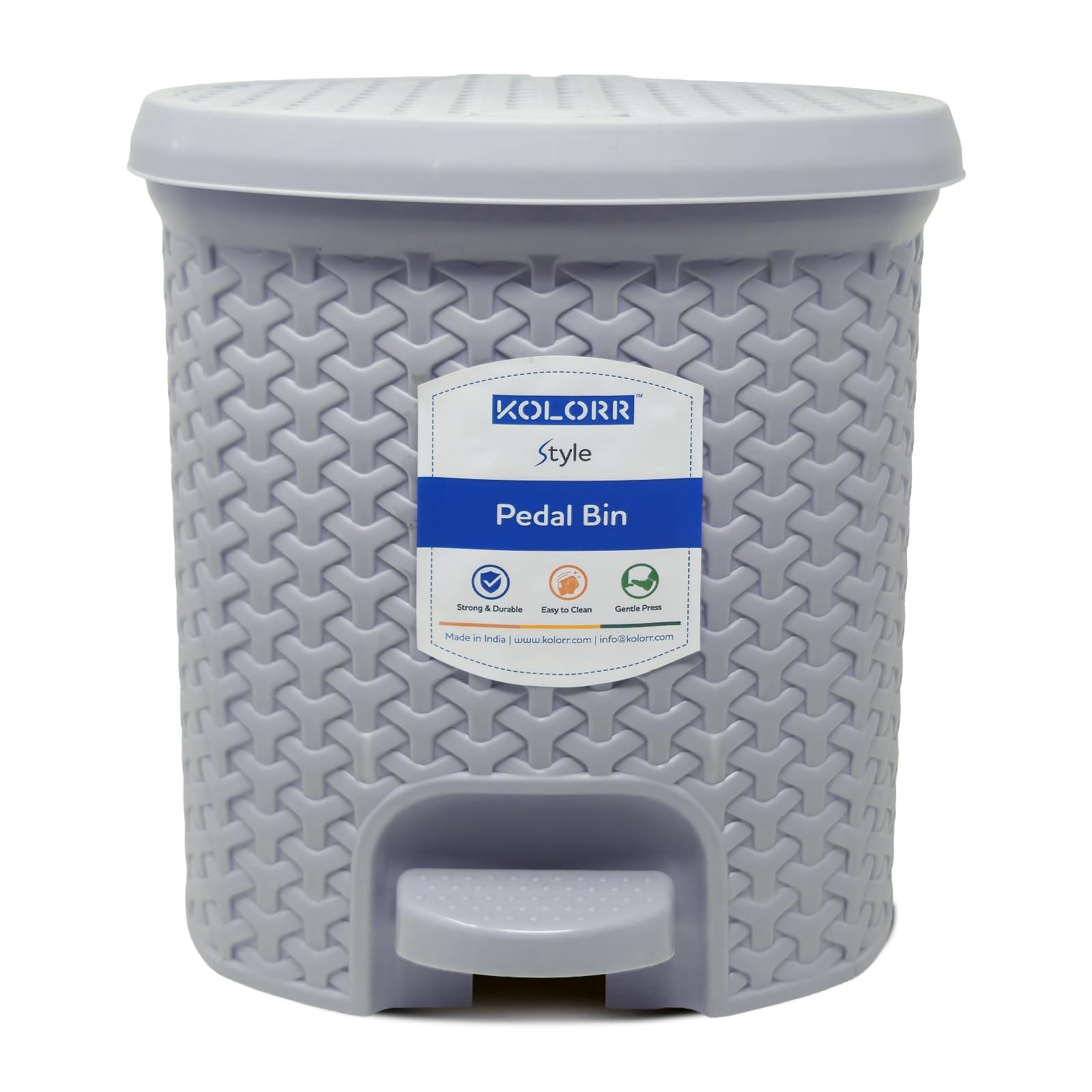 KOLORR Magnum 6L Dustbin - Dark Brown -10