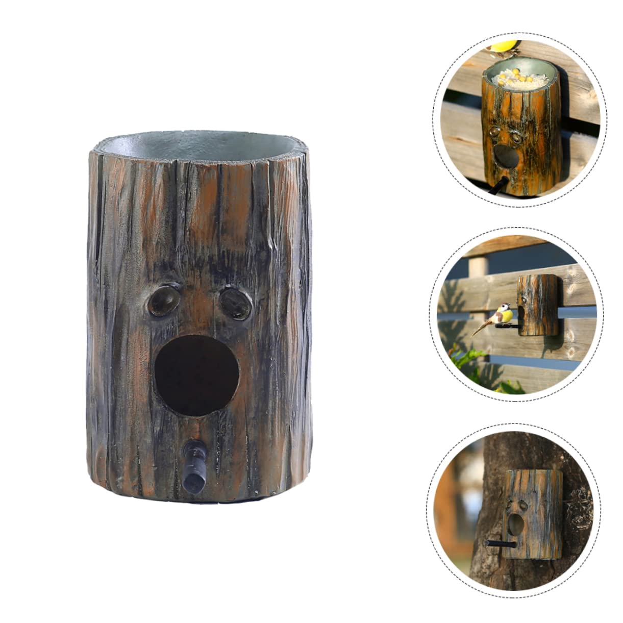 BESPORTBLE 2 Piezas De Comedero para Pájaros Pequeño Comedero Inteligente para Pájaros Comedero para Pájaros para Ventana Comedero para Pájaros Comedero para Pájaros para Colibríes