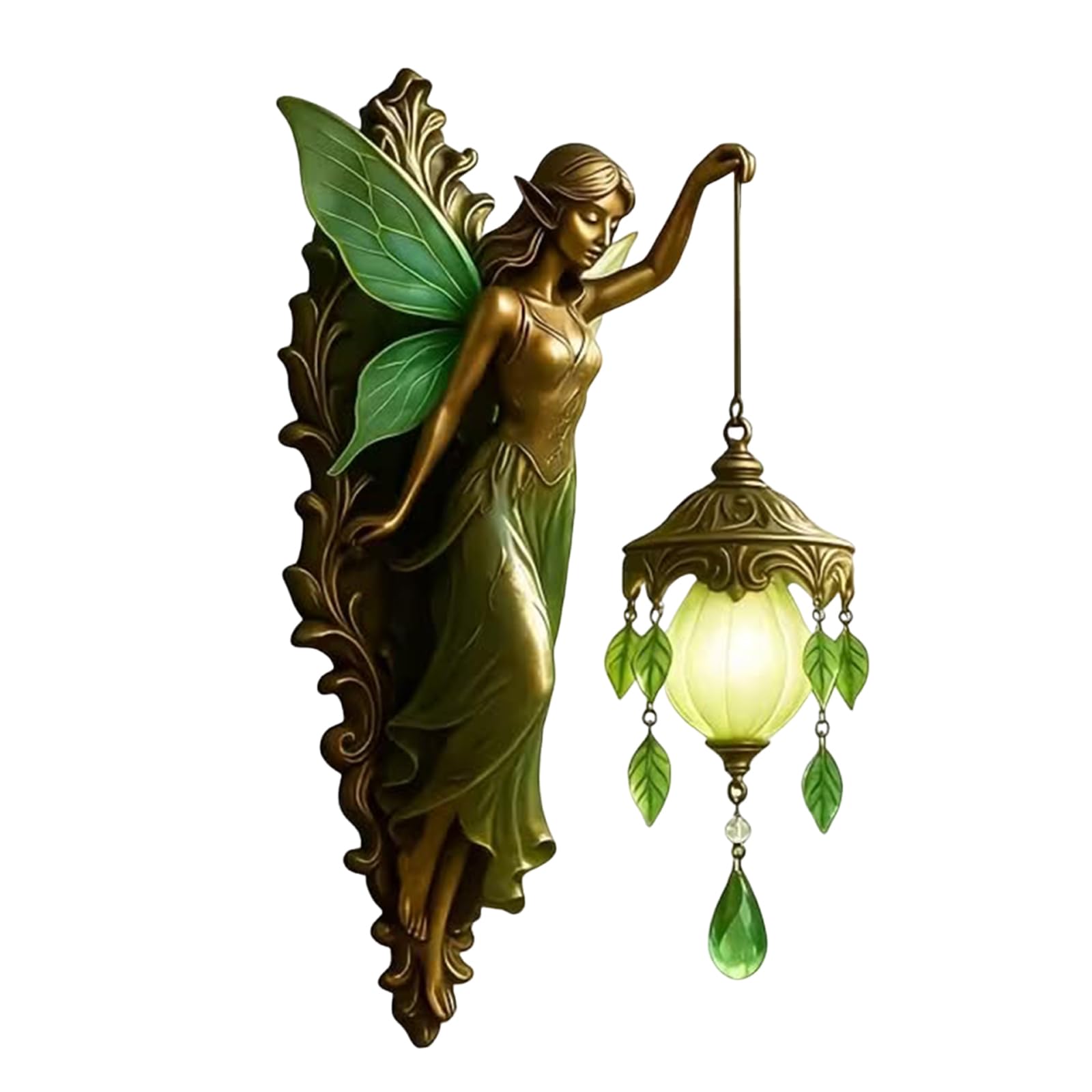 Vintage Forest Light Multi Purpose Retro Coastal Wall Light (Green) (B)