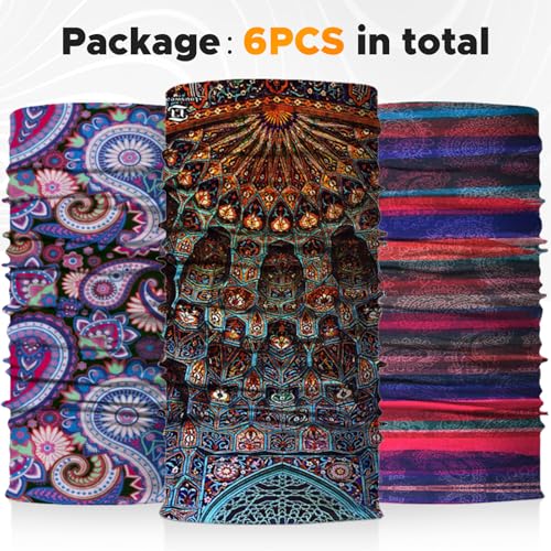 Image of JOEYOUNG Headwear, Bandana, Neck Gaiter Head Wrap Headband Balaclava Magic Scarf