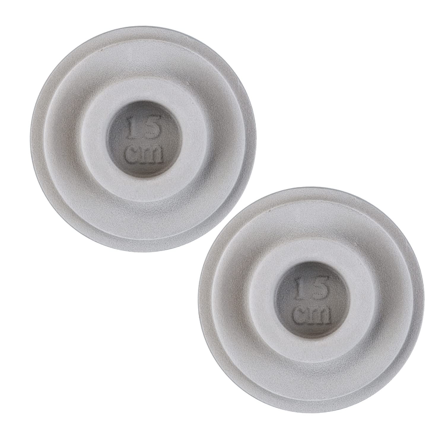 Skypro Gray Bead Design Board, 15Cm Flocked Bead Board For Diy Bracelet Necklace Beading Jewelry Making - 2Pcs