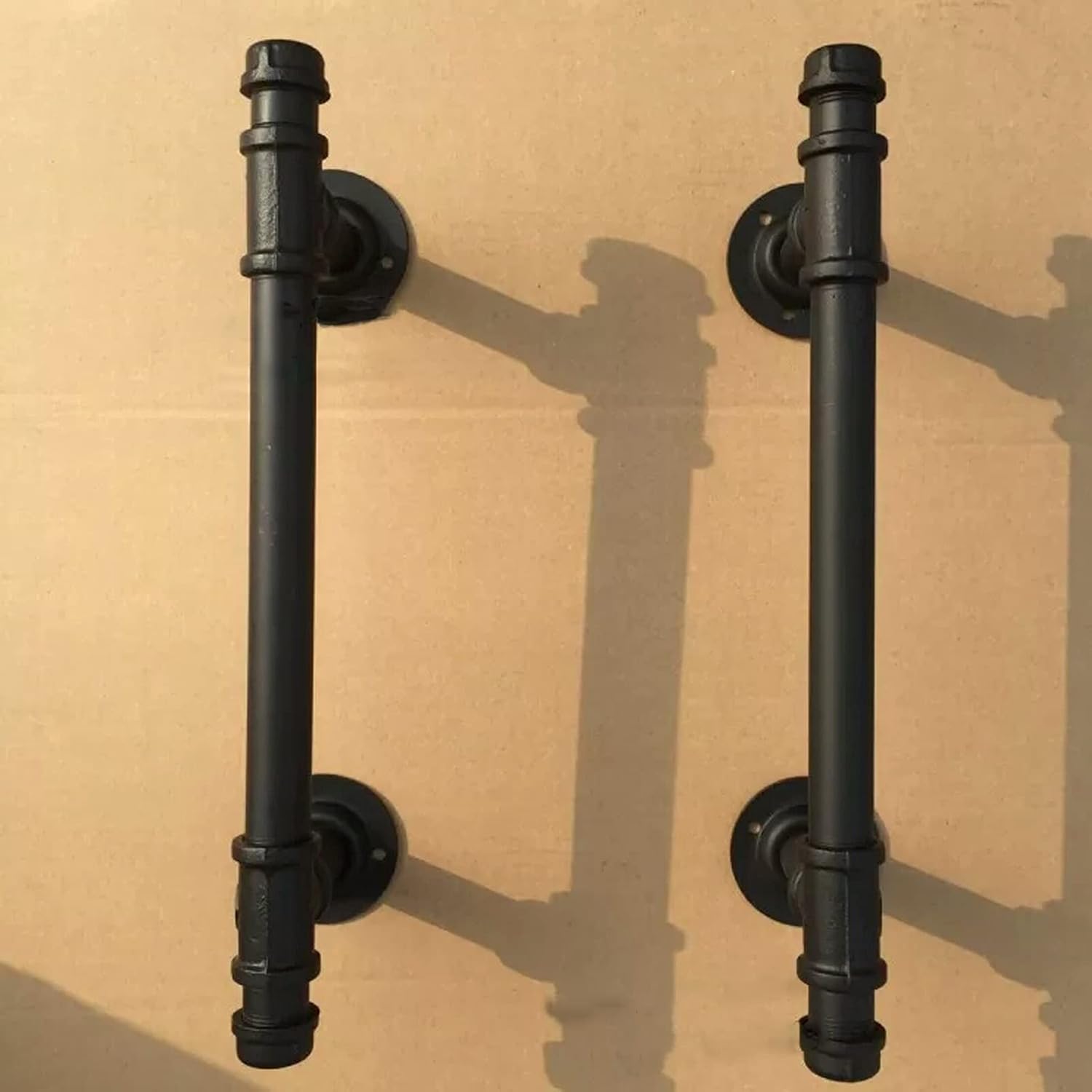 Door Handle Sliding Barn Door Handles and Pulls Hardware Set- Internal External Installation for Wooden Doors,s,Garages,Barns,Sheds,Closets - Complete Kit