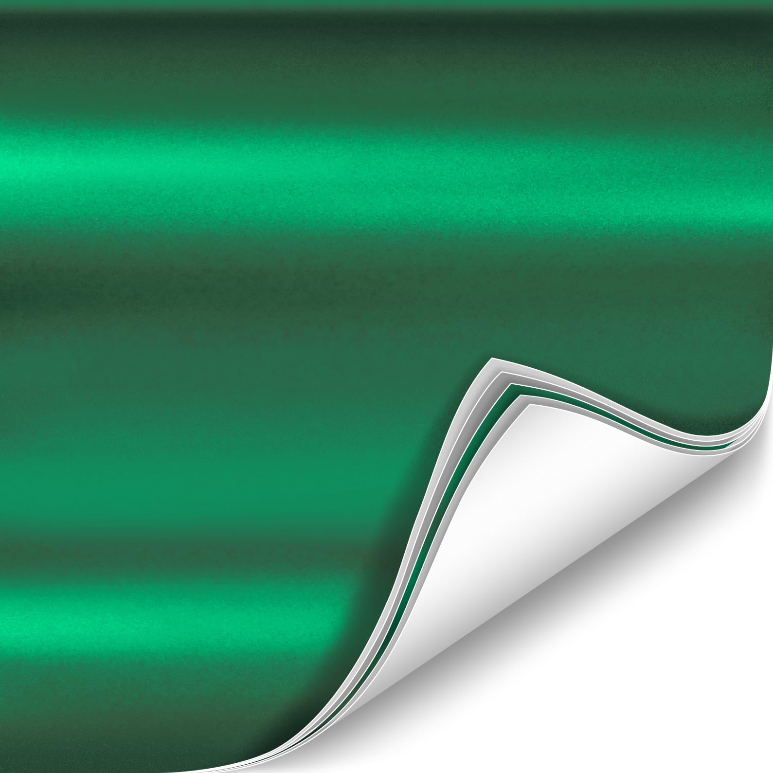 ColorFusion PPF by VViViD, Satin Chrome Stealth Green Dry Apply PPF Vinyl Car Wrap Roll 1ft x 5ft