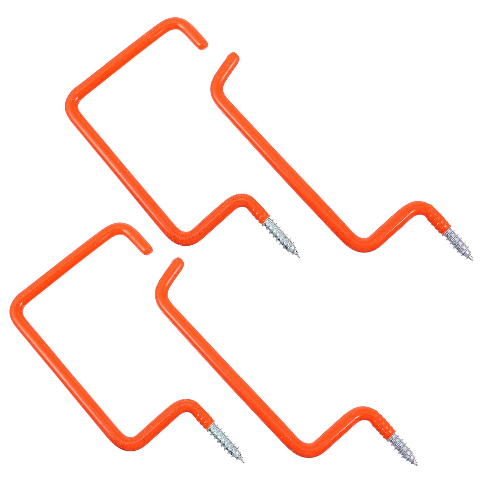 Supports muraux garage pour vélo : pack de 4 crochets de rangement au plafond
