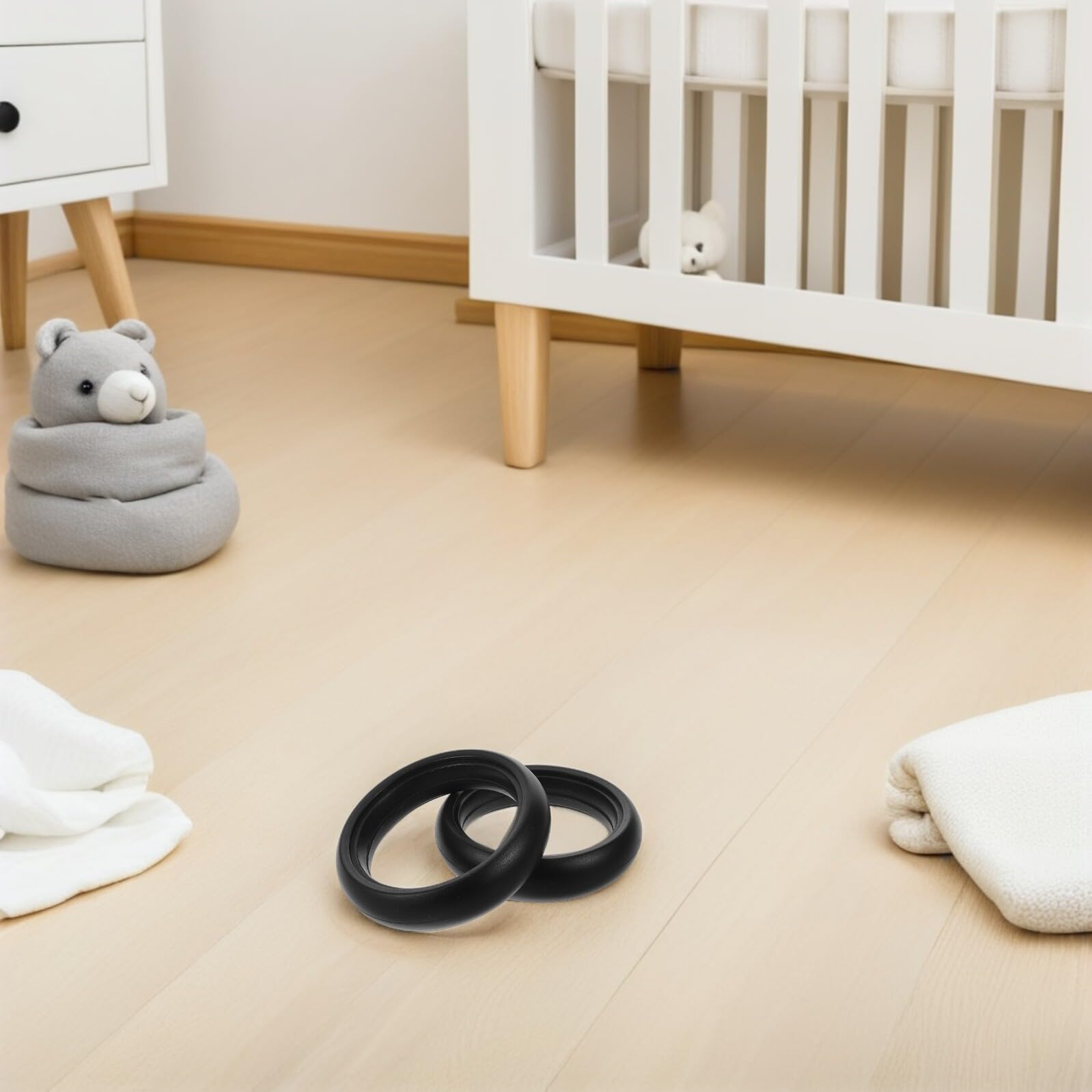 Pneumatico in Gomma Liscio per Carrozzina Pneumatico Esterno Anteriore e Posteriore per Passeggino di Ricambio per Ruote di Passeggino
