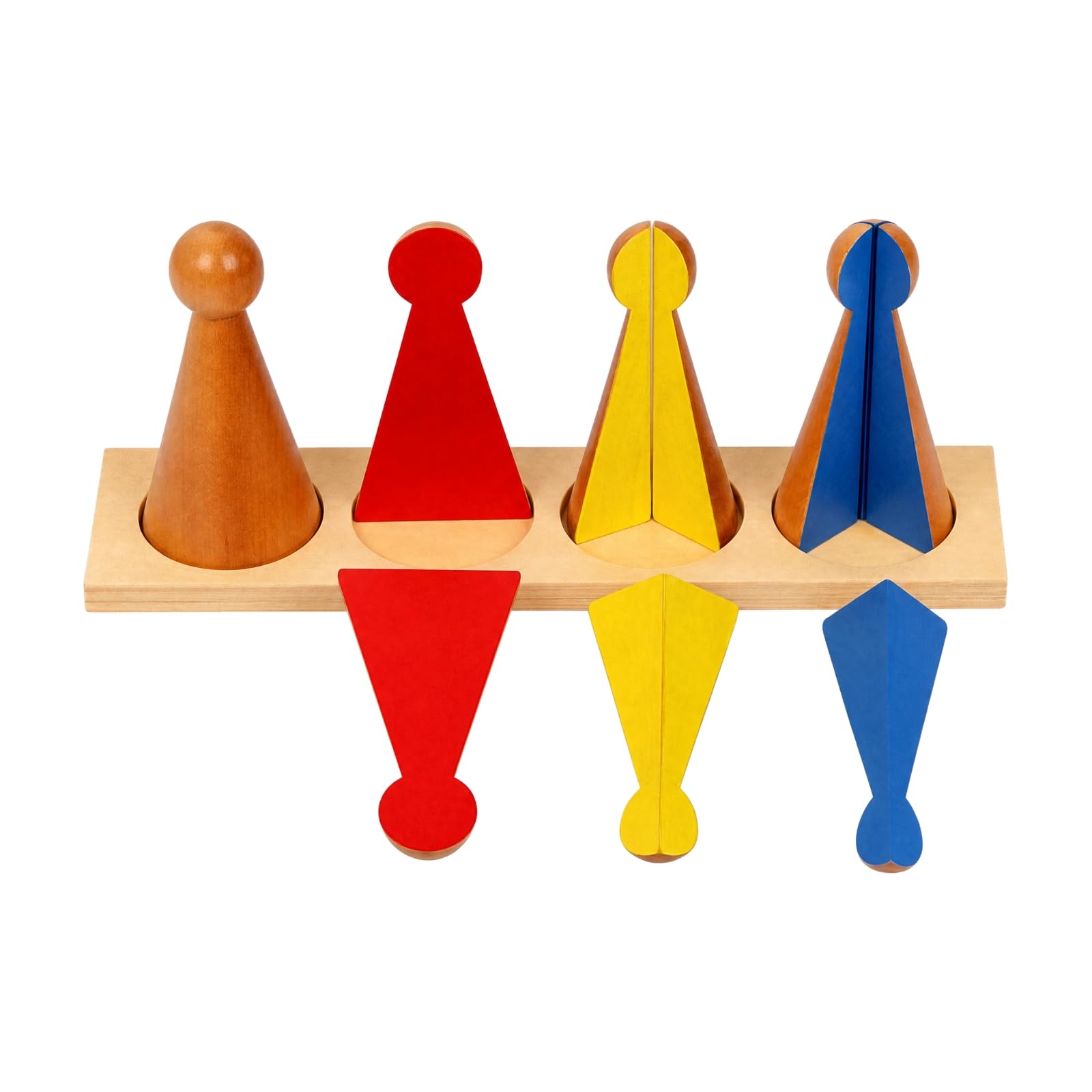 kowaku Set Aprendizaje Fracciones con Círculo y Divisiones en y Tercios para Actividas Escolares