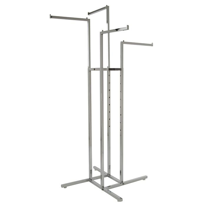 Buy Only Garment Racks 2223 Four Way Rack Clothing Rack Heavy Duty