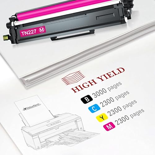 Miniatura 5 de Cartucho de tóner de repuesto compatible para Brother TN227 TN-227 TN227BK de alto rendimiento TN223 TN-223 compatible con MFC-L3710CW MFC-L3750CDW