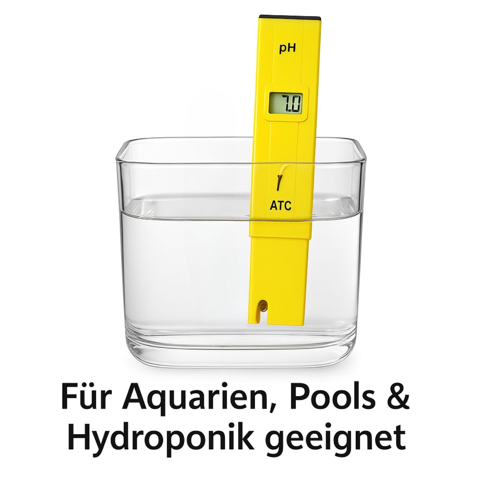 Weedness Digitales pH & EC-Messgerät für Pflanzen und Wasser - Grow Anbau Indoor Outdoor Aquarium Pool