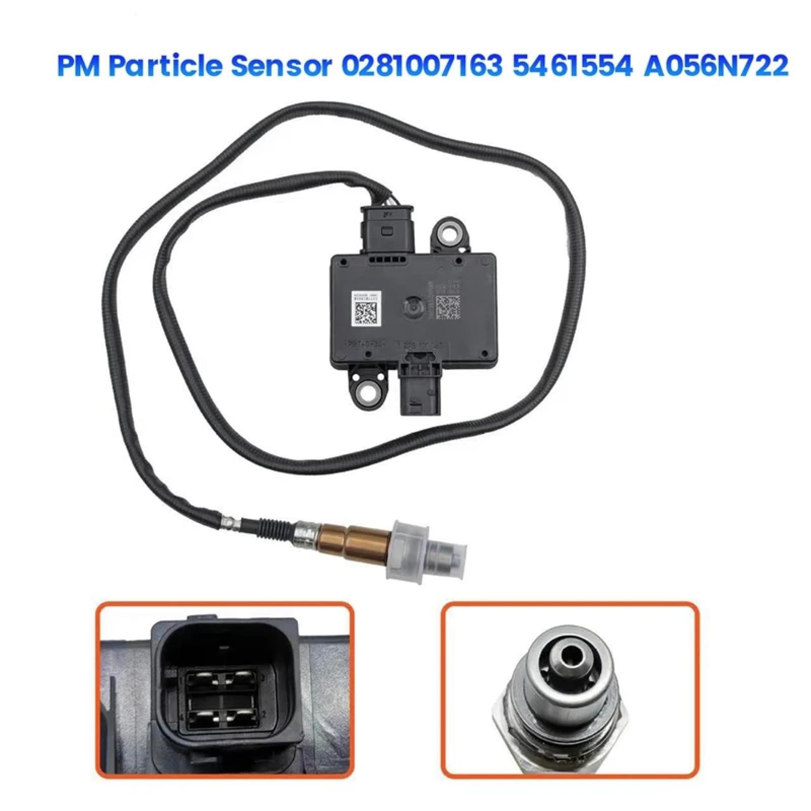 Sensor de partículas 0281007163 5461554 A056N722 para DAF CF Xf 106 2185906 2121308 Sensor de partículas de Escape