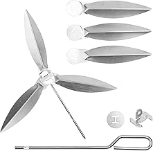 DBREAKS Lot de 2 Systèmes de Nettoyage One Touch de 56,9 cm, 25-1/2-Inch Kit de Nettoyage One Touch compatibles avec Les pièces de Barbecue Weber, 7444 Weber Kettle Barbecues