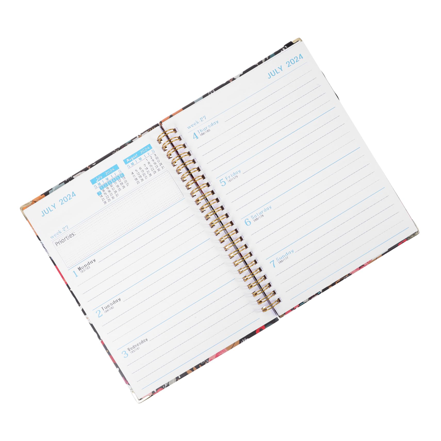 SEWACC 3 Stücke Feine Material Planer Notebook Monatliche Wöchentlich Täglichen Planung Für