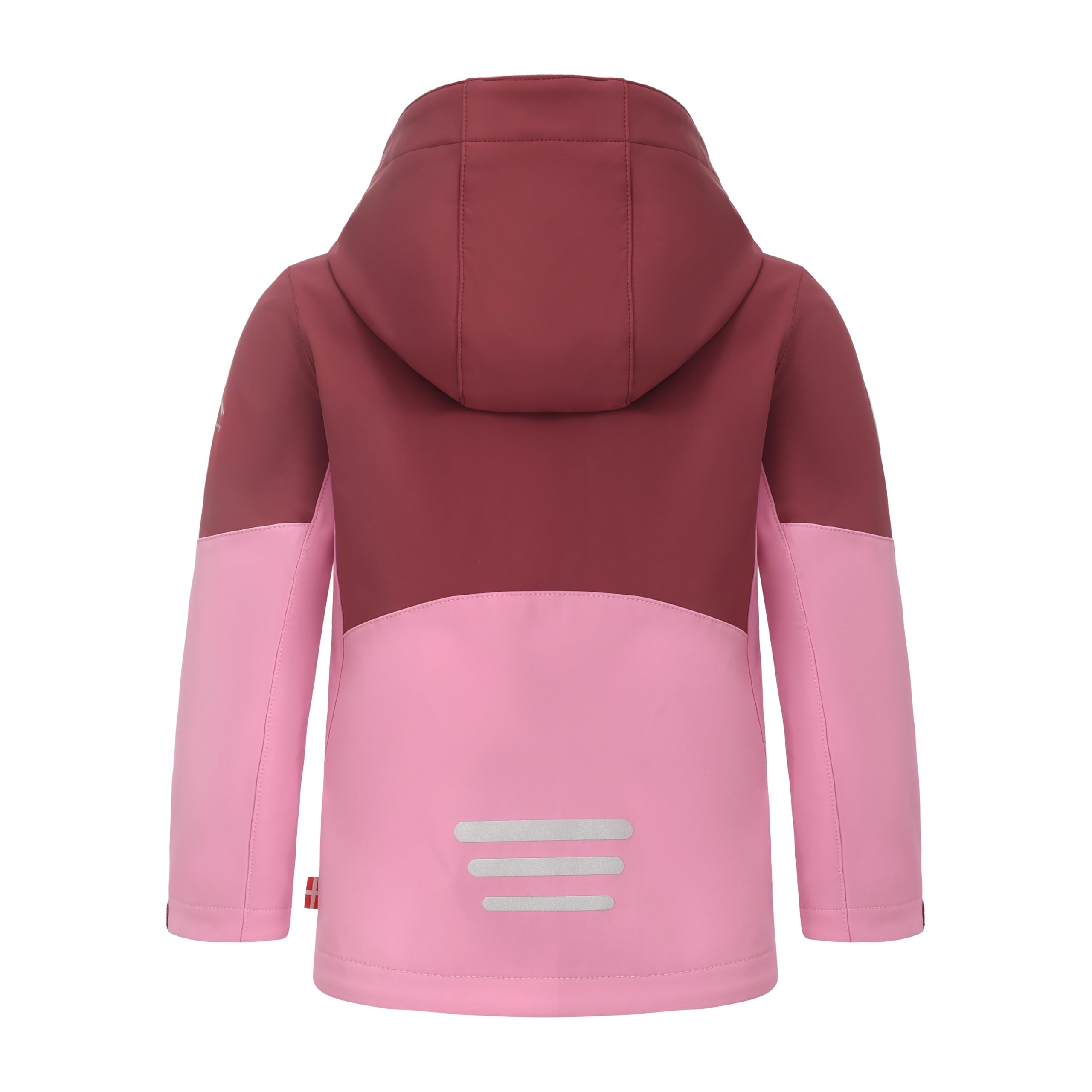 Veste softshell coupe‑vent imperméable avec capuche pour enfants filles et garçons, Doublure en polaire pour printemps automne en plein air. Matière Imperméabilité de 5000mm sans PFC.