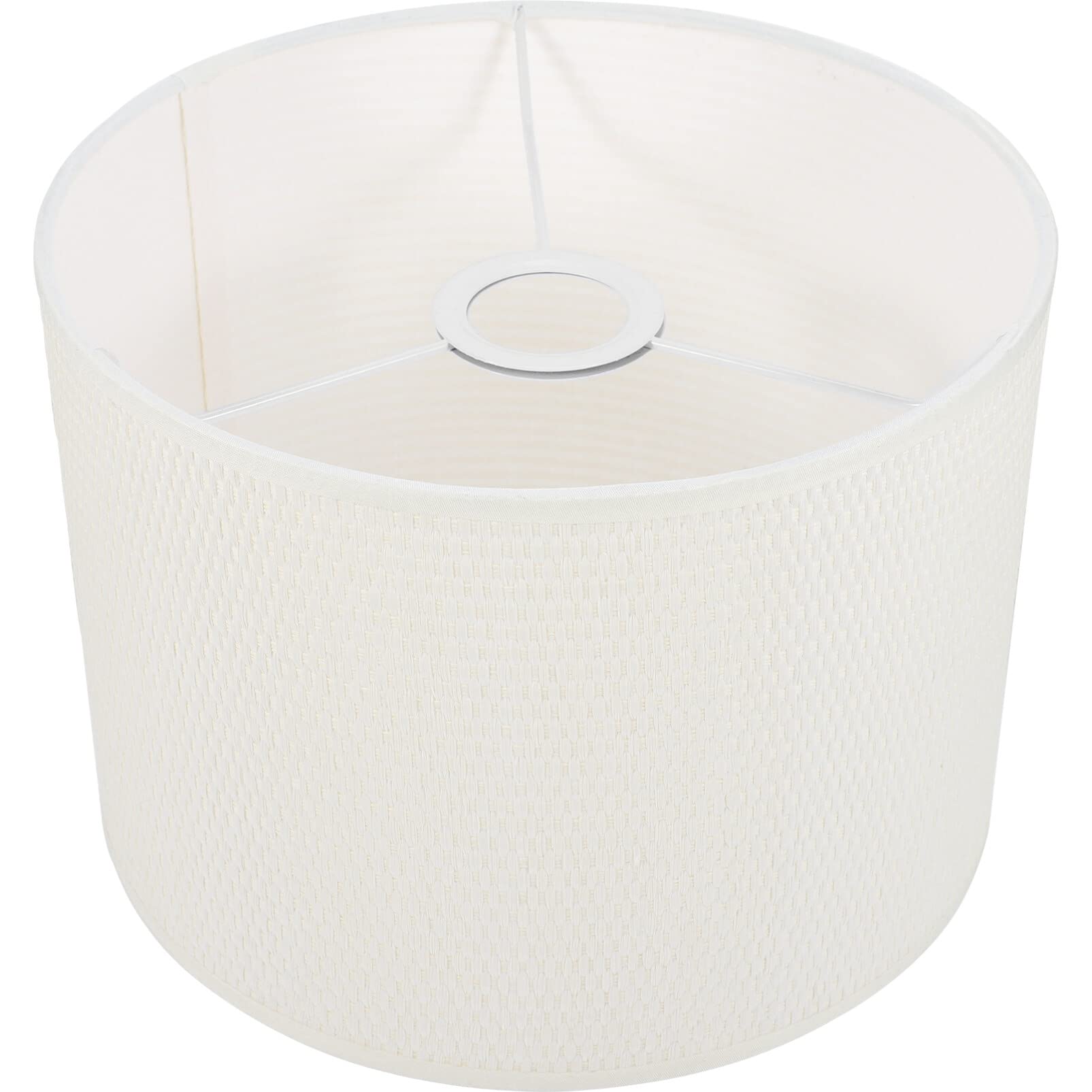 Light Shade， Light Shade Natural Linen Lampshade Modern Drum Chandelier Lamp Cover Classic Fabric Shades Clip on for Table Floor Bedside 25cm