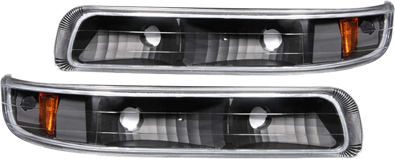 Luzes de posição dianteiras ANZO USA 511065 para Chevrolet Silverado 1997 – Par