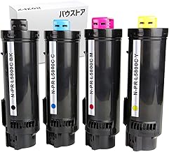 Baustore NEC PR-L5800C Black Cyan Magenta Yellow 4 Color Compatible Toner Cartridge Compatible with Color MultiWriter 5800C 5850C