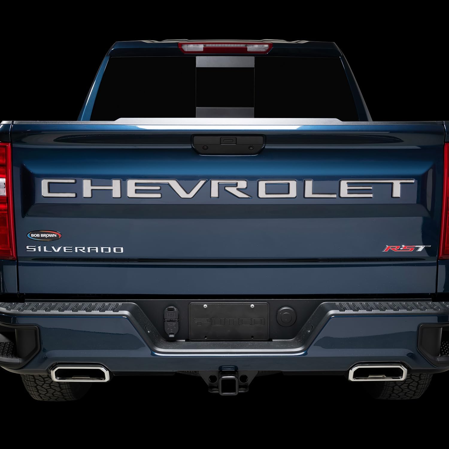 Putco Chevrolet Tailgate Letters Kit - Stainless Steel - Stamped Lettering - Fits Chevy Silverado 2019-2026