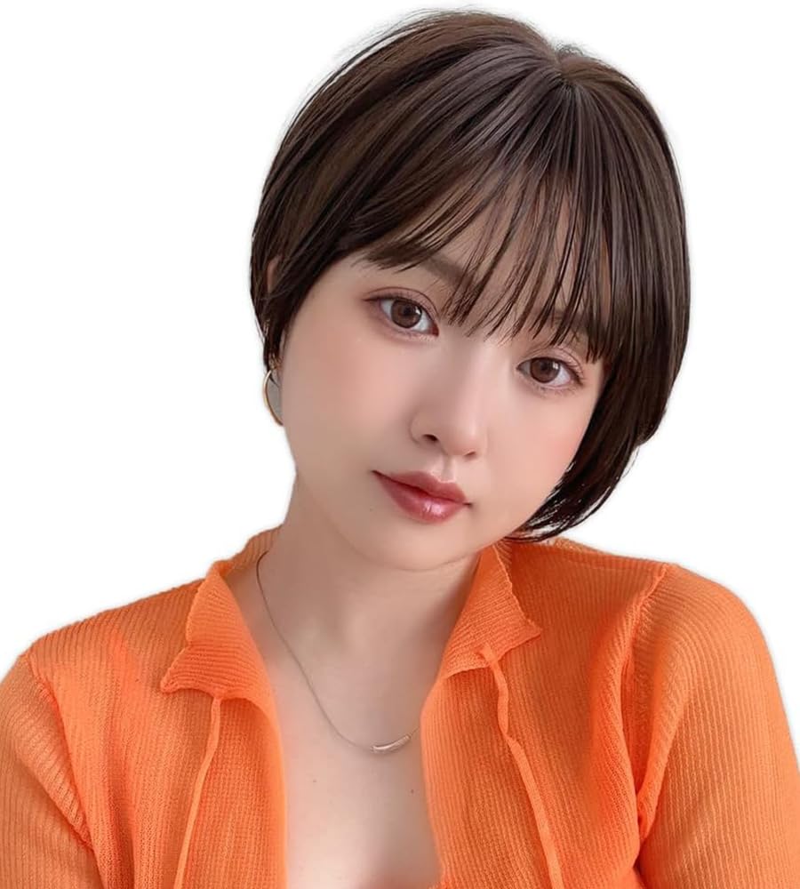 Amazon.co.jp: [ブライトララ] ウィッグ ショート フルウィッグ ボブ
