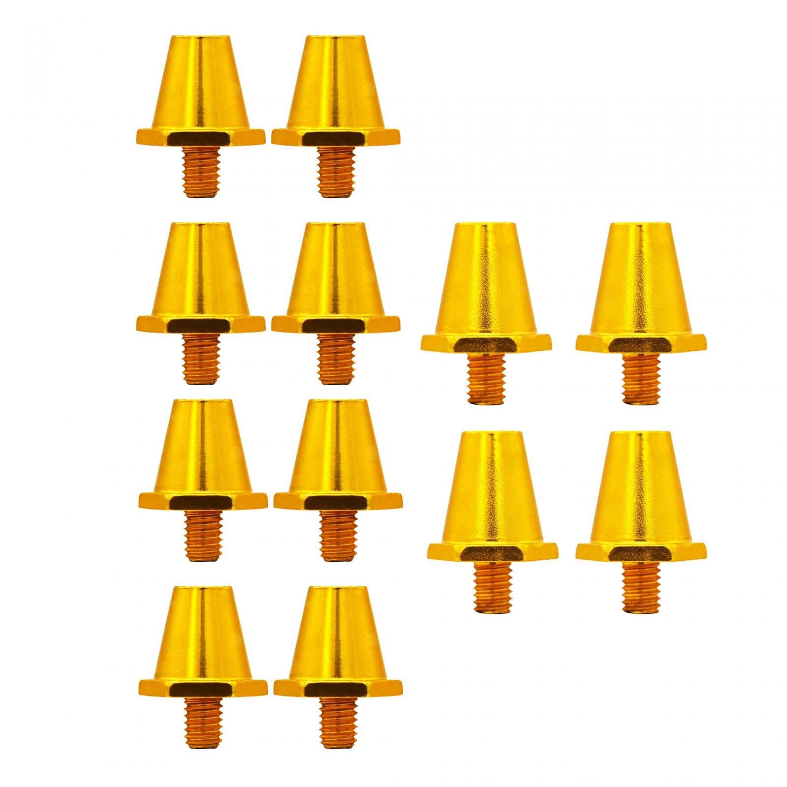 12x tacos de fútbol de repuesto, clavos para botas de fútbol, tacos profesionales de 13mm y 16mm para césped, zapatos de Rugby, tacos de fútbol para