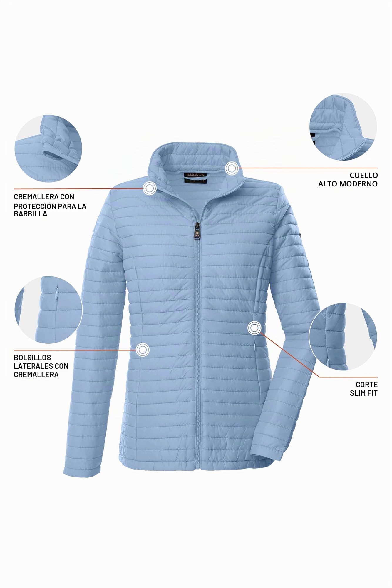 G.I.G.A. DX Damen Steppjacke Oogs 2 chaqueta acolchada ligera/chaqueta de verano Mujer (Pack de 1)