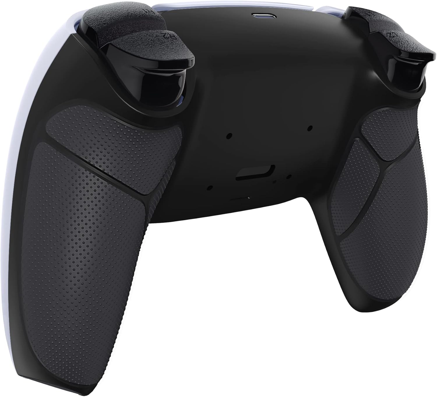 Black Performance Rubberized Grip Redesigned Back Shell for PS5 Controller eXtremerate Rise & RISE4 Remap Kit - Controller & Rise Remap Board NOT Included - Image 7