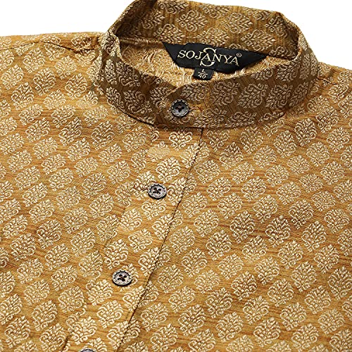 Image of SOJANYA Men's Ethnic Motifs Printed Kurta