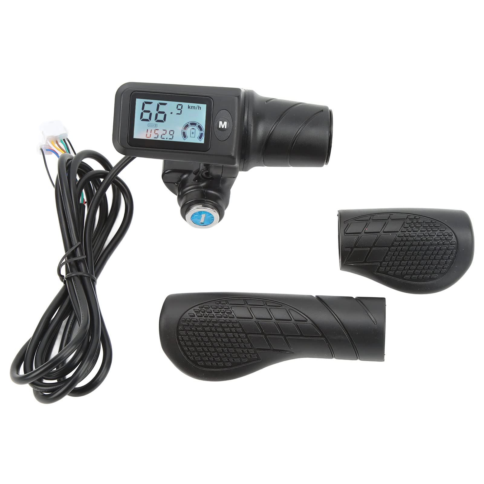 36 V Zestaw Sterowania Silnika Bezszczotkowego, Kontroler Skutera Elektrycznego 48 V 350 W z Uchwytem Przepustnicy Wyświetlacza 805 LCD, dla Kierownicy 22,5 Mm