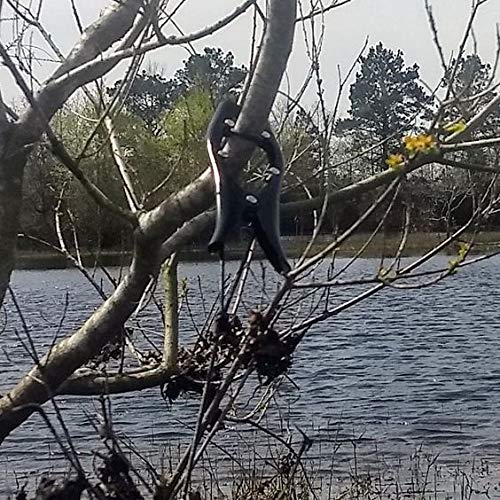 Brush Gripper Securely Anchor Your Kayak, Canoe Or Boats Up To 22 Feet. Float Tubes, Fishing, Waterfowl Hunting, Ground Blinds The Harder You Pull The Tighter It Grips! - Made In Usa (Blue) #TOP7