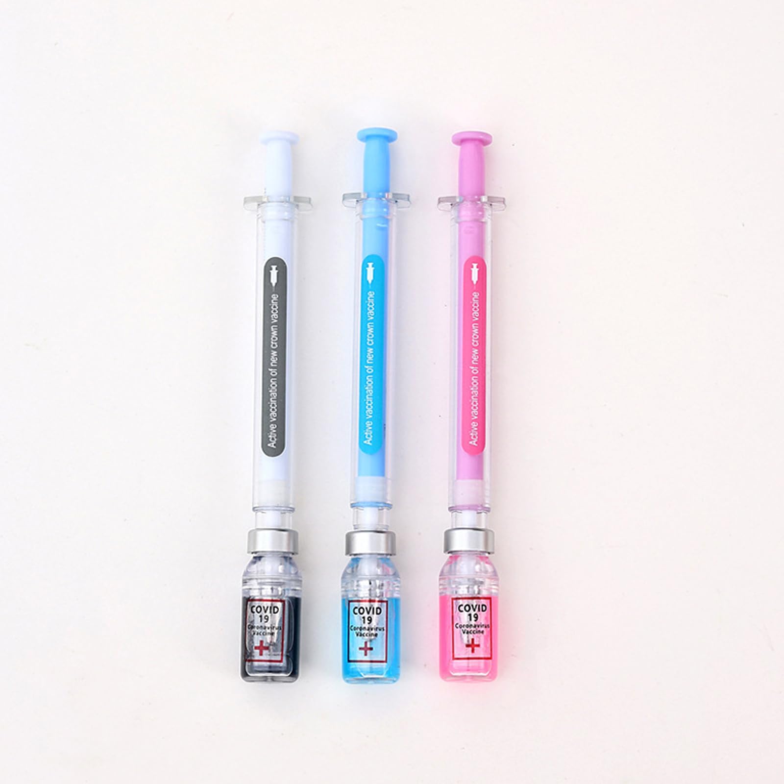 36 penna inchiostri gel realistici per inoculatori penna gel con punta ago da 0, 38 mm penna gel con impugnatura ergonomica per studenti infermieri che scrivono appunti prendendo pennarelli