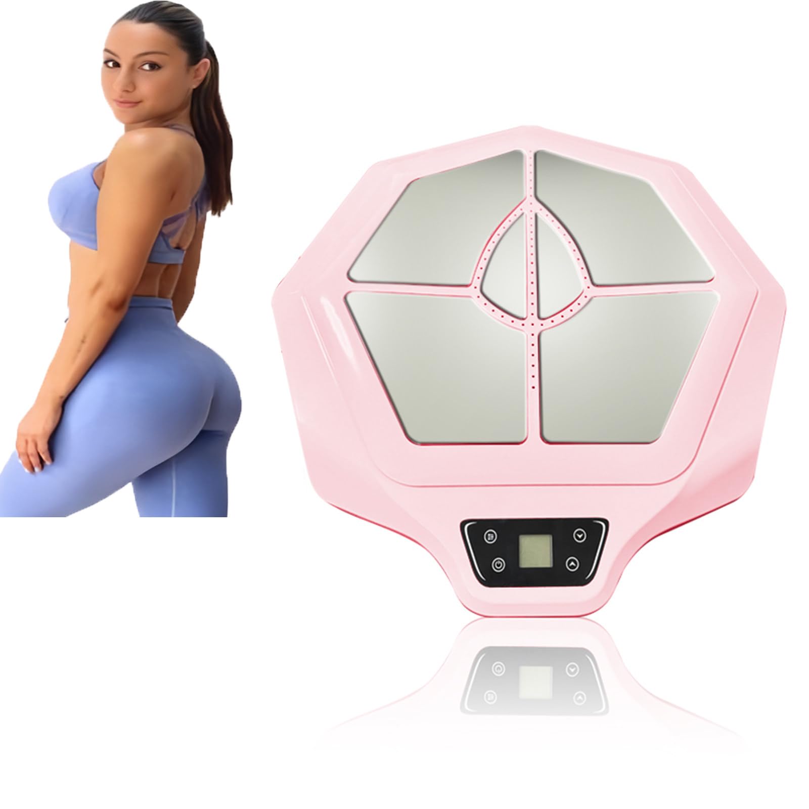 Kegel Exercise EMS Pelvic Floor Chair for Postpartum Repair - Pelvic Floor Muscle Corrector, Pelvic Floor Exerciser,Prevent Urinary Incontinence with Electromagnetic Trainer - Home Use,Pink