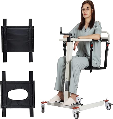Miniatura 8 de Elevador de pacientes para el hogar, silla de transferencia elevadora de silla de ruedas, silla portátil para automóvil, silla de mesita de noche,
