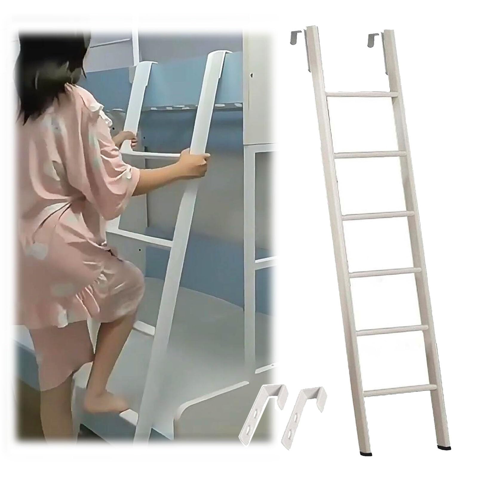 Bettleiter, Etagenbettleiter/Leiter für kleine Räume, Bettleitern für Zuhause, Leitern, Treppe (180 cm/71 Zoll)