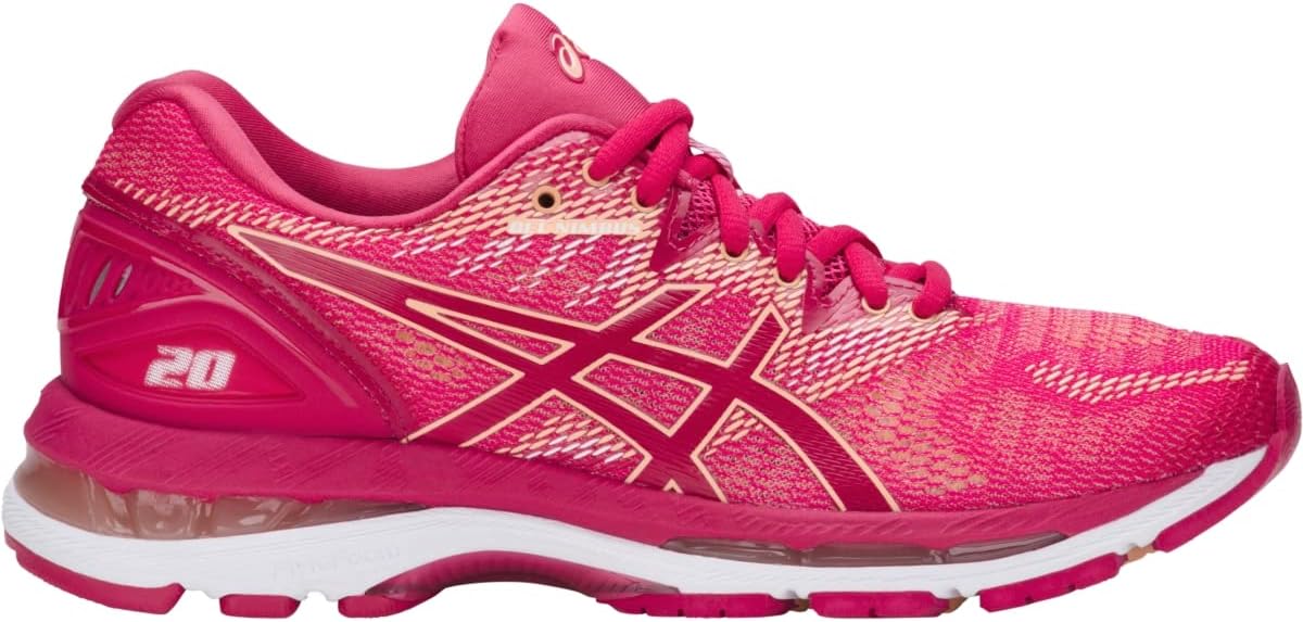 ASICS Gel-Nimbus 20 Women's Running Shoe 9.5 Bright Rose/Rose/Apricot