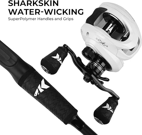 Miniatura 2 de KastKing Crixus Fishing Rod and Reel Combo, High Performance Spinning & Baitcaster Combo, IM6 Graphite 2Pc Blanks, Zirconium Oxide Rings,