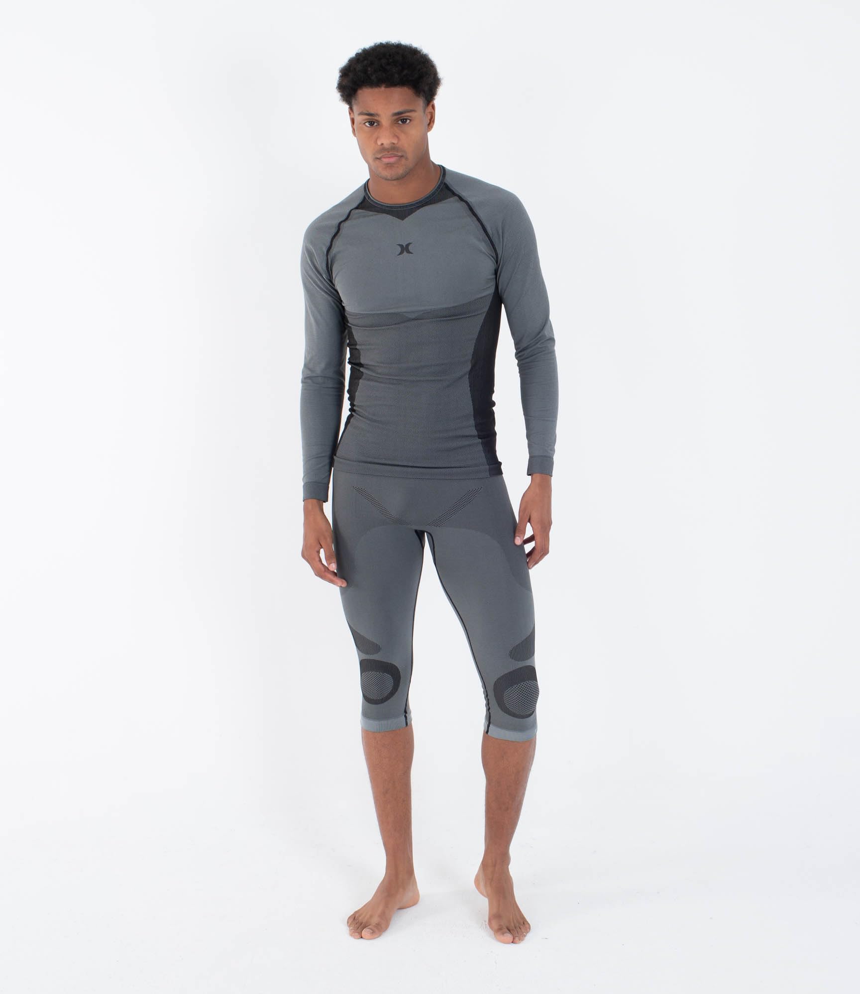 Hurley Men's Thermal Shirt - Heat Carbon Camiseta Hombre