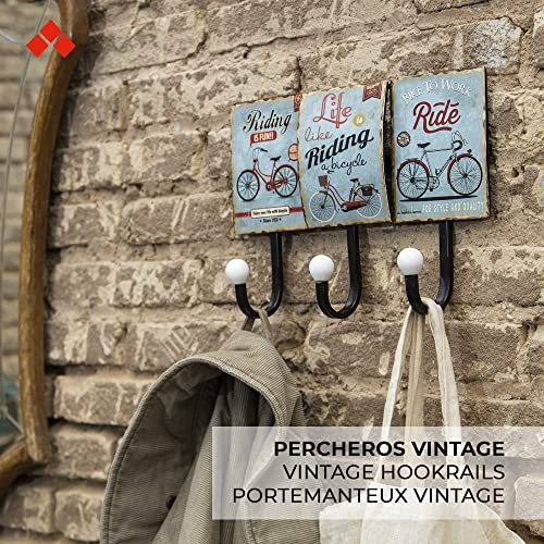 REI | Set di 3 appendiabiti da Parete in Stile