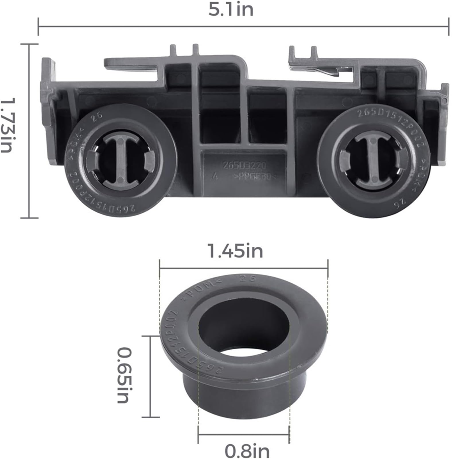 2-pak WD28X27241 Dolny stojak do zmywarki i zestaw rolkowy, kompatybilny z GE, WD12X10438 WD12X10439 WD12X10446 części zamienne