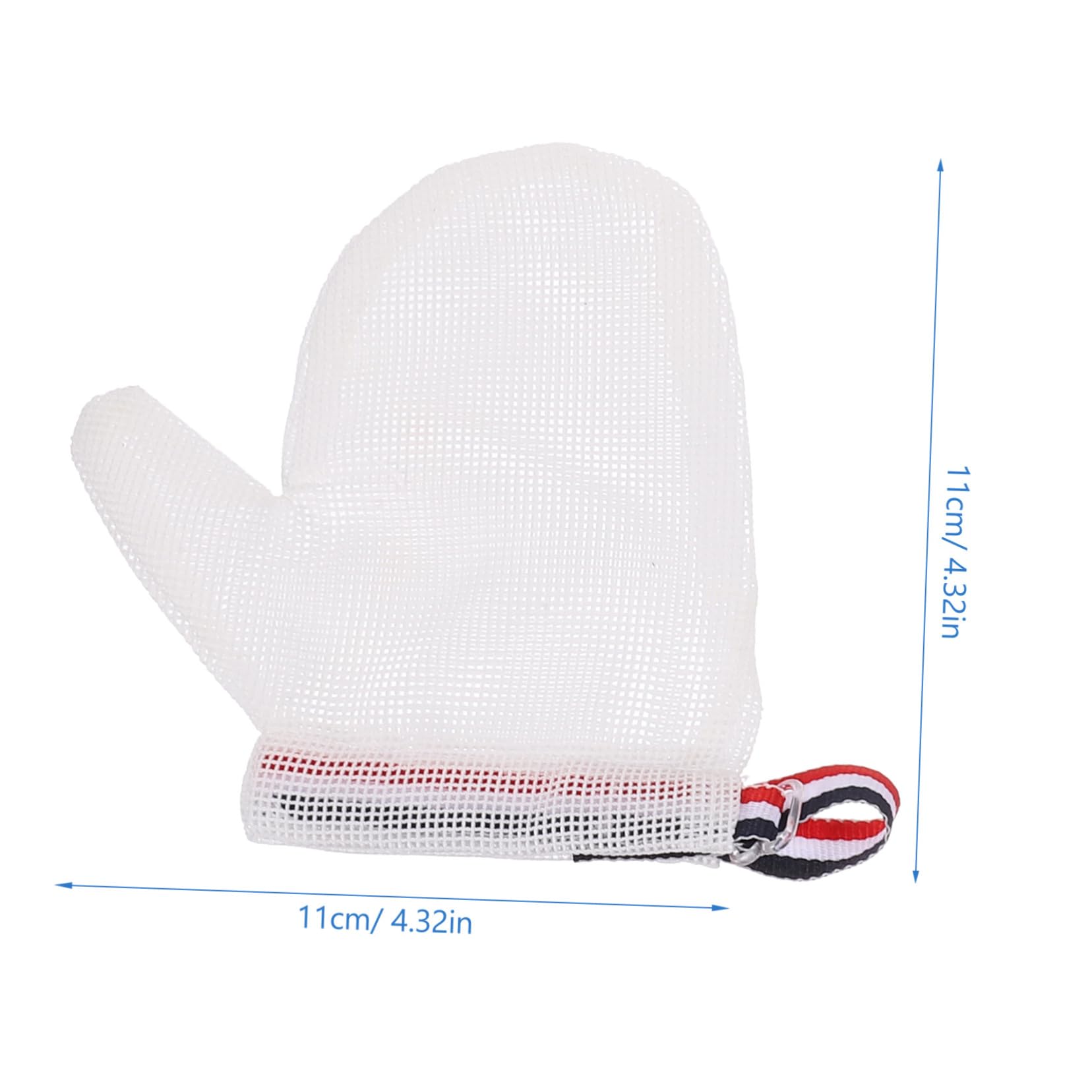 BESTonZON Newborn Mittens No Scratch Baby Fingergloves for Thumb Sucking Breathable Mesh Gentle Rope Wristband Baby Protection Random Color