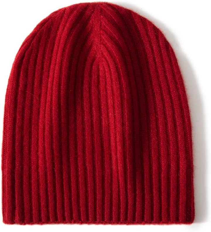 Winter Cashmere Knitted Headgears Women Keep Warm Beanie Hat Solid Casual Hedging Cap