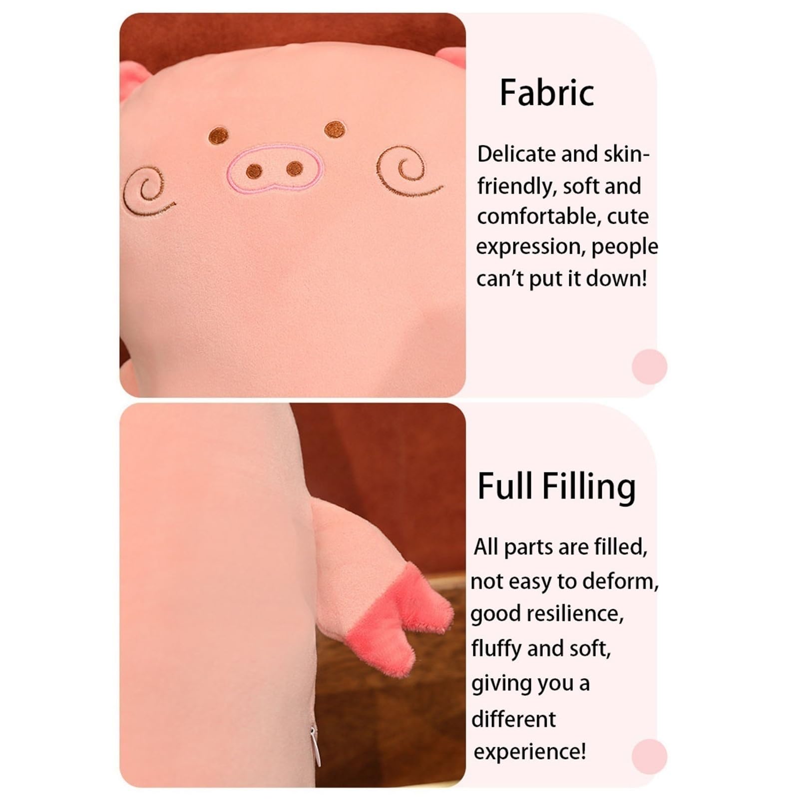 Peluche De Dinosaurio, Suave Tierno Almohada Larga Abrazar Muñeco De Peluche Realista Juguete De Regalo para Niños Niñas(Pink)