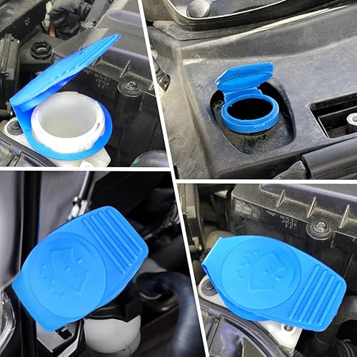 Miniatura 6 de GZYF Tapa de depósito de líquido para limpiaparabrisas Tapa de depósito para VW para Audi para Porsche 1K0955455
