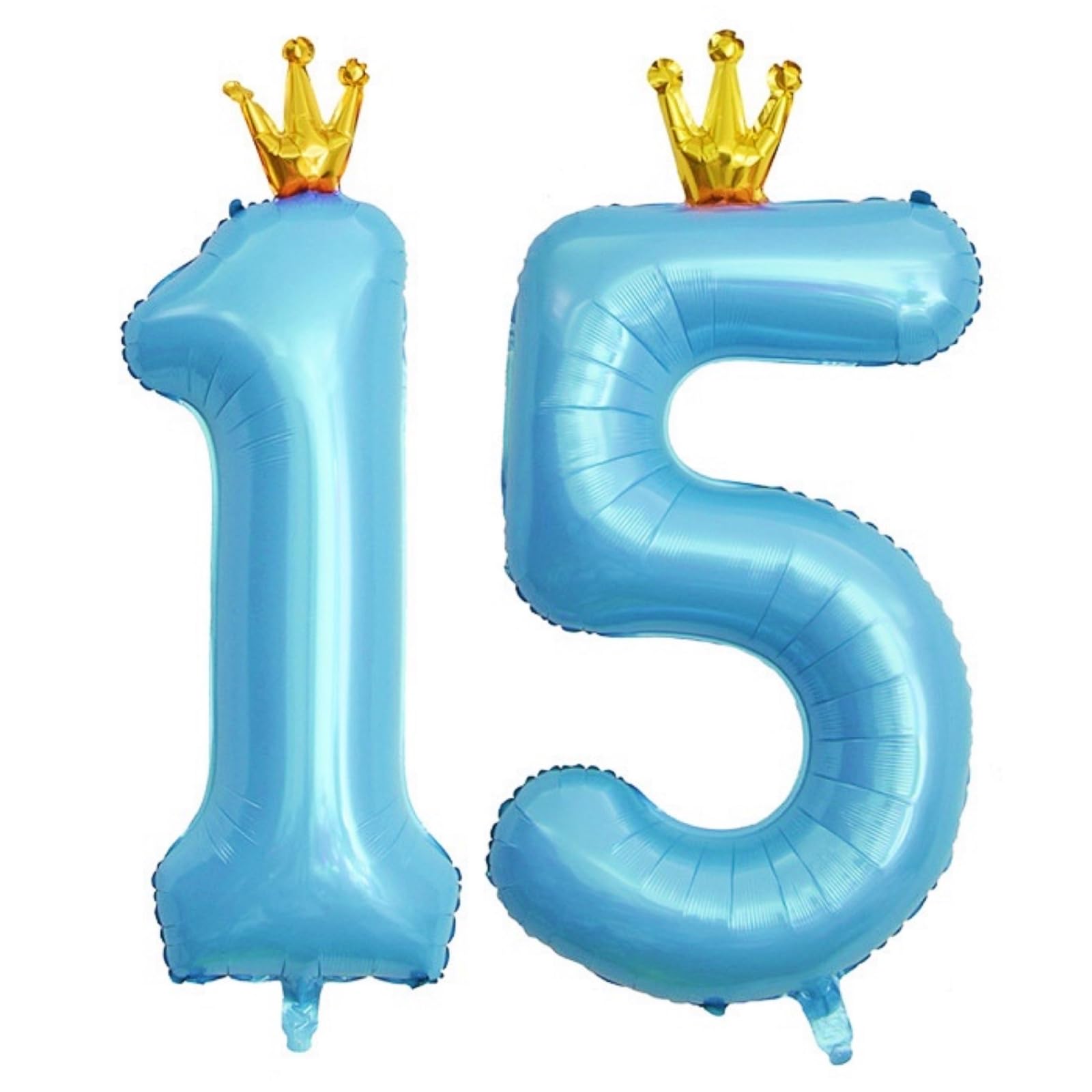 Amazon | 40インチ ブルー 数字 15 バルーン 誕生日 15歳の誕生日の