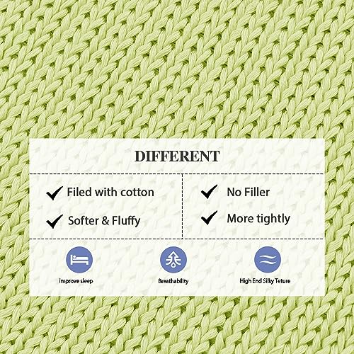L'AGRATY Knitted Weighted Blanket - 50"x60" 7lbs Cooling Chunky Knit Heavy Blanket for Adults Braided Crochet Throw Thick Cable Yarn Knit Decorative No Beads Evenly Weighted Machine Washable